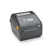 Thermal Transfer Cartridge Printer ZD421, Healthcare 300 dpi, USB, USB Host, Ethernet, BTLE5, EU and UK Cords, Swiss Font, EZPL