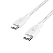 BELKIN BRAIDED USB-C TO USB-C/CABLE SUPPORTS FAST CHARGING UP