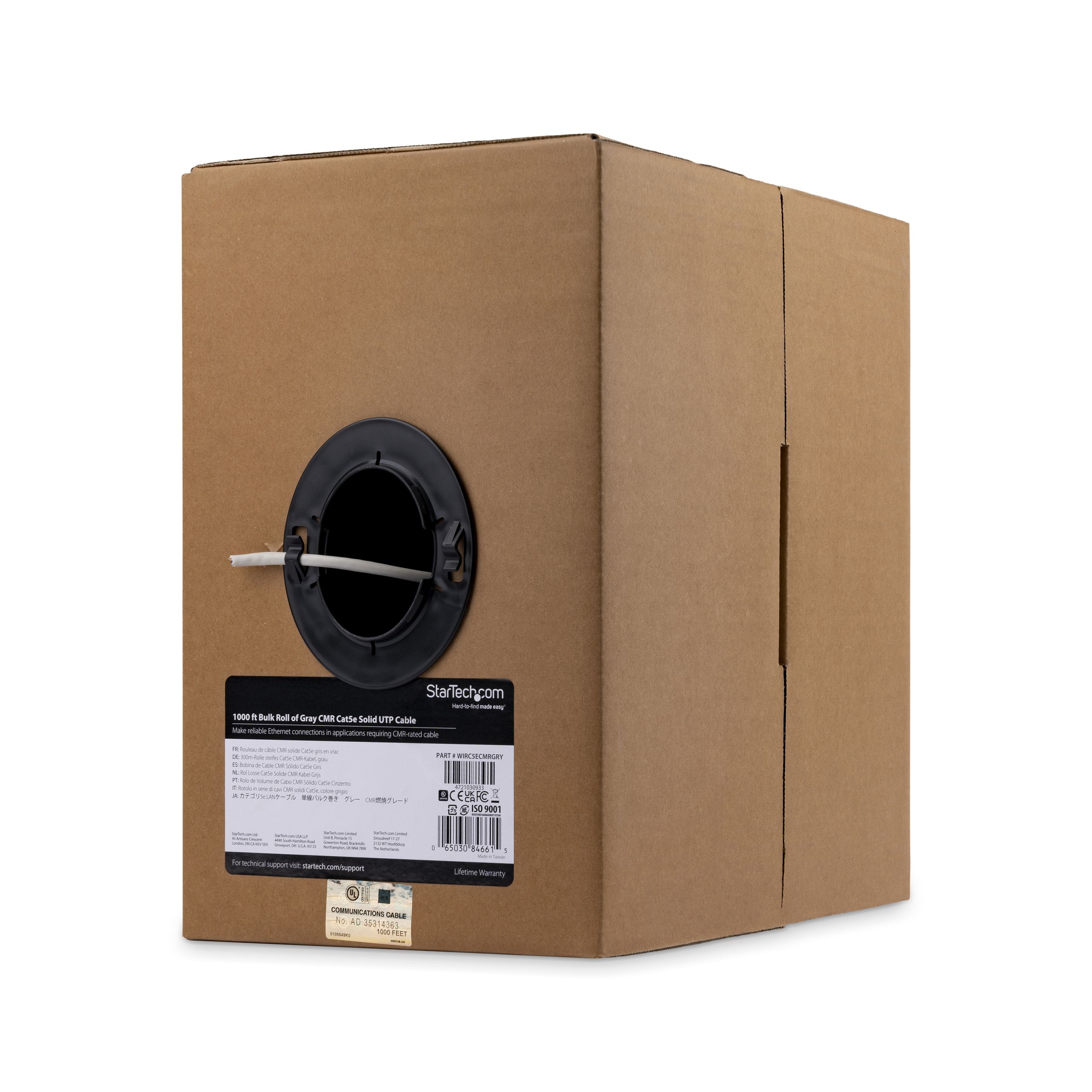 1000 FT CAT5 SOLID PATCH CABLE/.