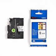 TZE-N221 NON-LAMINATED TAPE/9MM 8M BLACK ON WHITE