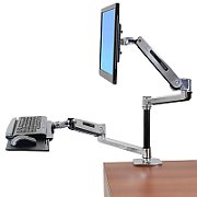LX SIT-STAND DESKMOUNT POLISHED/42IN 3.2-11.3KG LIFT50 MIS-D/E/F