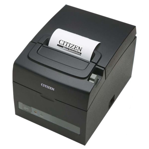 Thermal printer Serial + USB interfaces, integrated PSU, Black