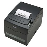 Thermal printer Serial + USB interfaces, integrated PSU, Black