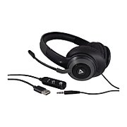 DELUXE USB HEADSET W/MIC ON/CABLE CONTROL 1.8M CABLE IN DELU