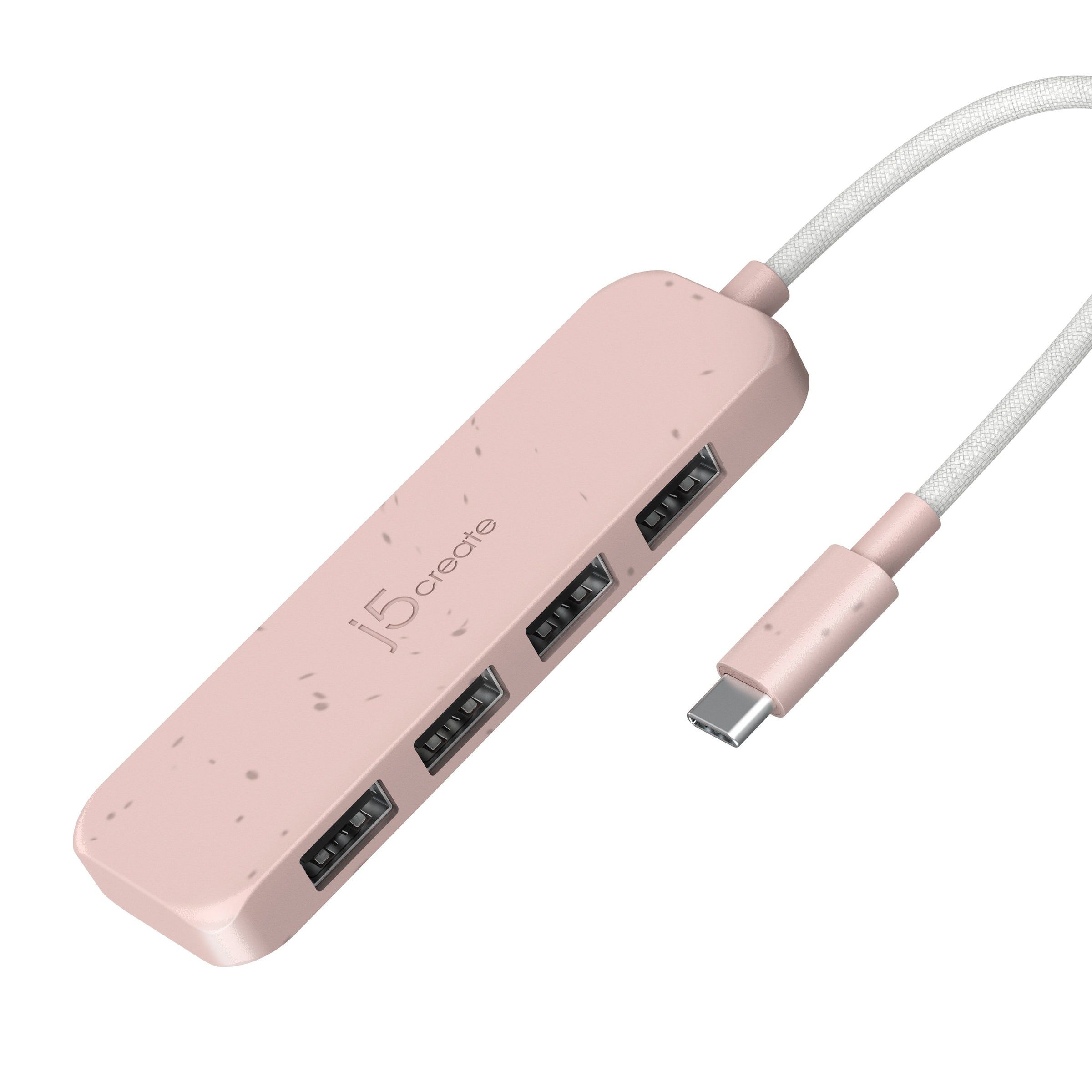 ECO-FRIENDLY USB-C TO 4-PORT/TYPE-A GEN 2 HUB
