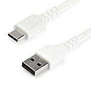 2 M USB 2.0 TO USB C CABLE/CABLE WHITE ARAMID FIBER