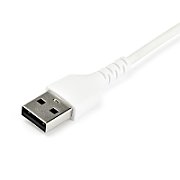 2 M USB 2.0 TO USB C CABLE/CABLE WHITE ARAMID FIBER