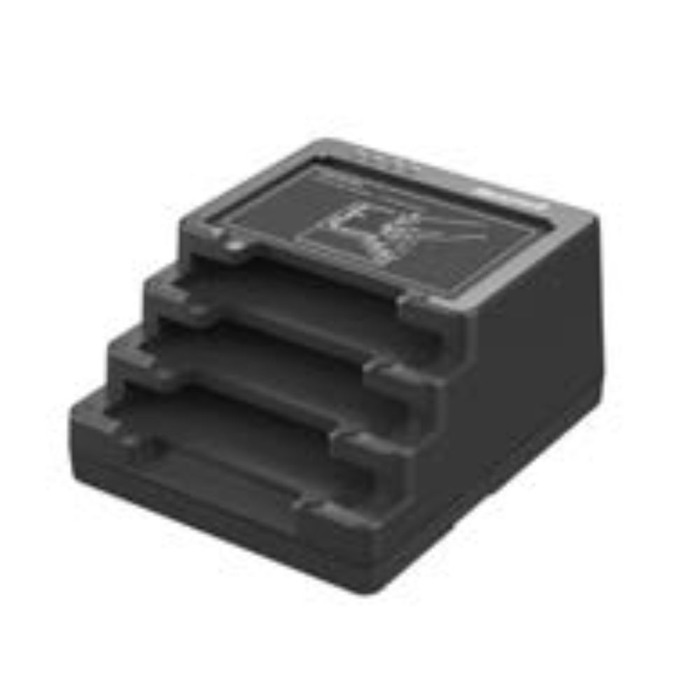 EDA10A quad battery charger, kit includes: charger, EU power cord and power adapter