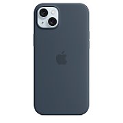 IPHONE 15 PLUS SILICONE CASE/WITH MAGSAFE - STORM BLUE