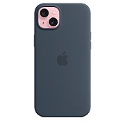 IPHONE 15 PLUS SILICONE CASE/WITH MAGSAFE - STORM BLUE