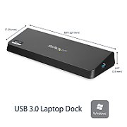 USB3 4K LAPTOP DOCKING STATION/.