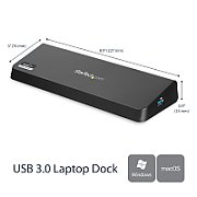USB3 4K LAPTOP DOCKING STATION/.