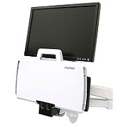 200 SERIES COMBO ARM (WHITE)/LCD TO 24IN MAX 8.2KG