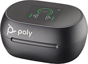 Poly Voyager Free 60+ UC Carbon Black Earbuds +BT700 USB-C Adapter +Touchscreen Charge Case