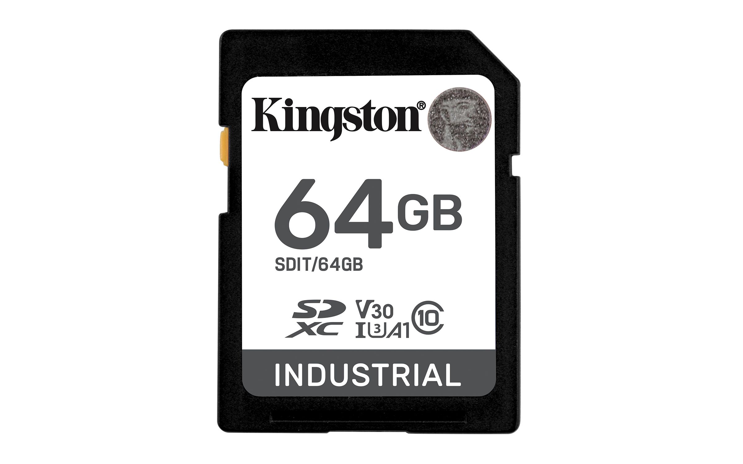 64GB SDXC INDUSTRIAL C10/-40C TO 85C UHS-I U3 V30 A1 PSLC