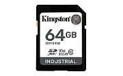 64GB SDXC INDUSTRIAL C10/-40C TO 85C UHS-I U3 V30 A1 PSLC