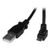 2M DOWN ANGLE MICRO USB CABLE/.