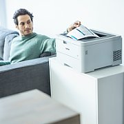 Imprimanta laser color Brother HL-L3240CDW, A4, USB 2.0, Wi-Fi, 26 ppm negru, 26 ppm color