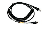 Cable: USB, black, Type A, 5m (16.4Â´), coiled, 5V host power