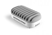 10PORTUSB CHARGIND DOCK STATION/WHITE EU PLUGS