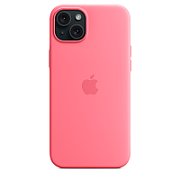 IPHONE 15 PLUS SILICONE CASE/WITH MAGSAFE PINK