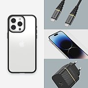 OB REACT APPLE IPHONE 15 PRO/MAX BLACK CRYSTAL CLEAR/BLACK