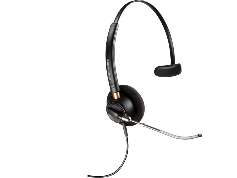 Poly EncorePro 510V Monaural Headset VoiceTube +Quick Disconnect EMEA - INTL English Loc  Euro plug