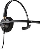 Poly EncorePro 510 Monaural Headset +Quick Disconnect EMEA - INTL English Loc  Euro plug