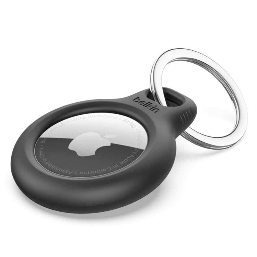 KEYRING FOR APPLE AIRTAG BLACK/