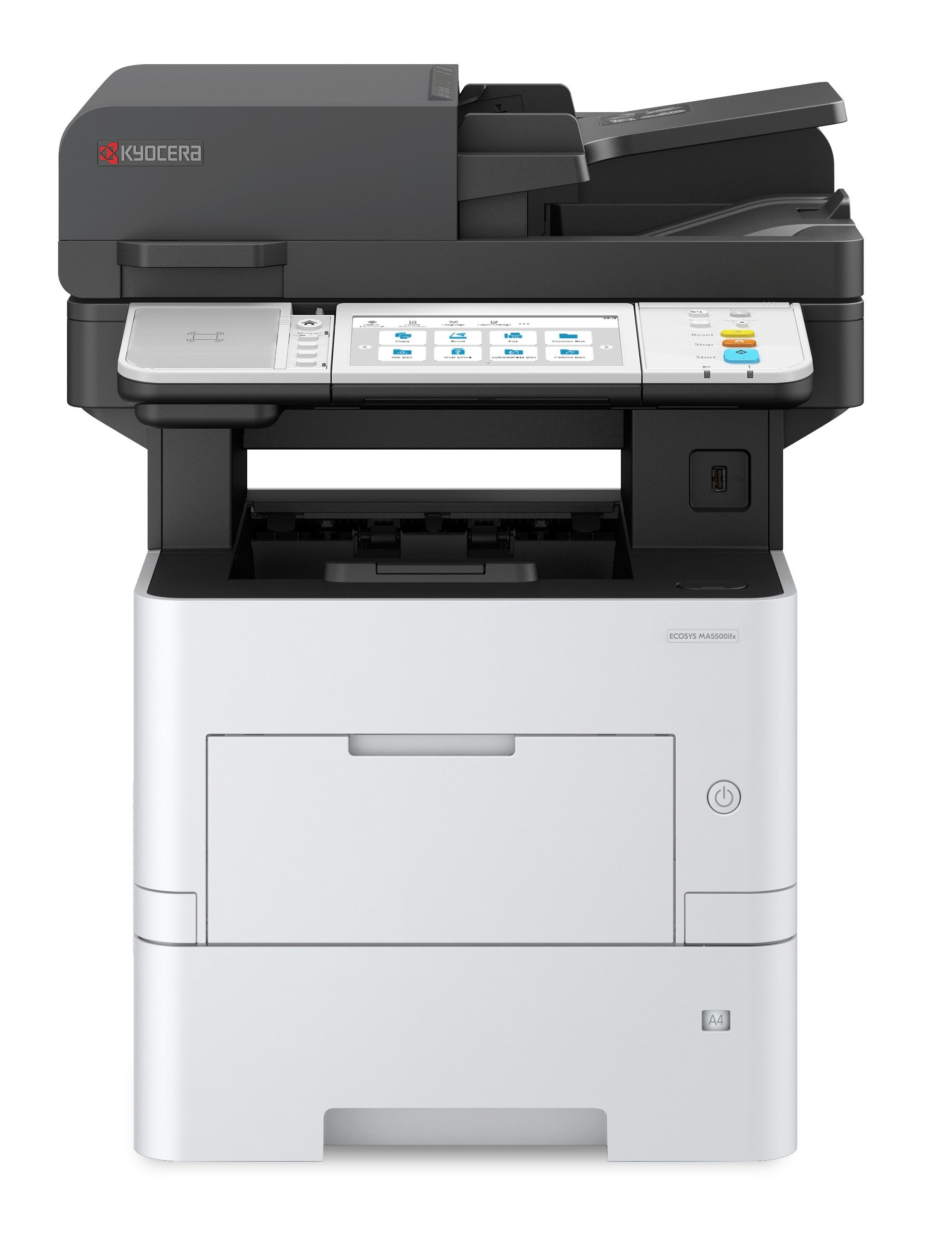 Imprimanta multifunctionala laser monocrom Kyocera MA5500ifx, A4, duplex, ADF, USB 2.0, Wi-Fi, 55 ppm