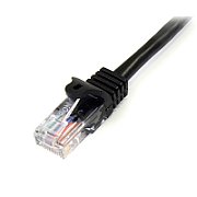0.5M BLACK CAT5E PATCH CABLE/SNAGLESS ETHERNET CABLE - UTP