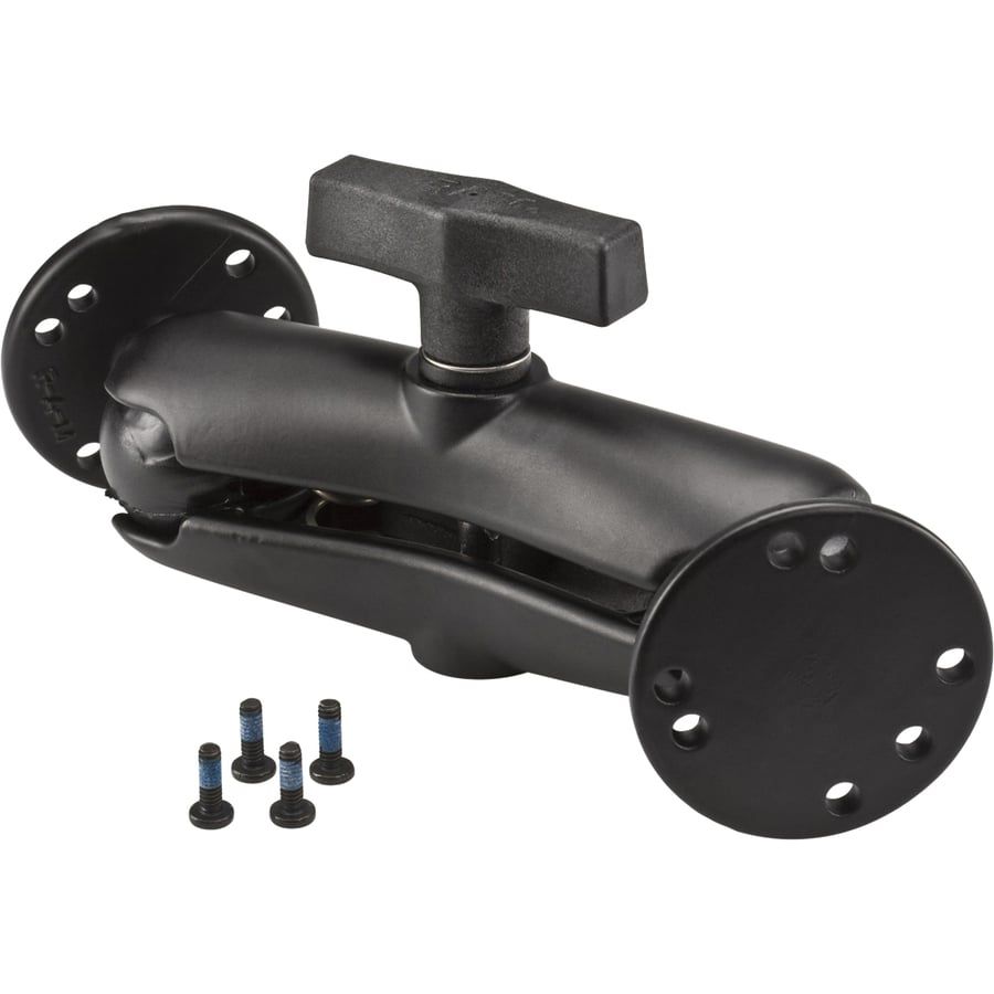 RAM mounting kit. Consists of one 4 Â¾  adjustable pivot arm with two 1 Â½  stainless steel balls and assembly hardware.