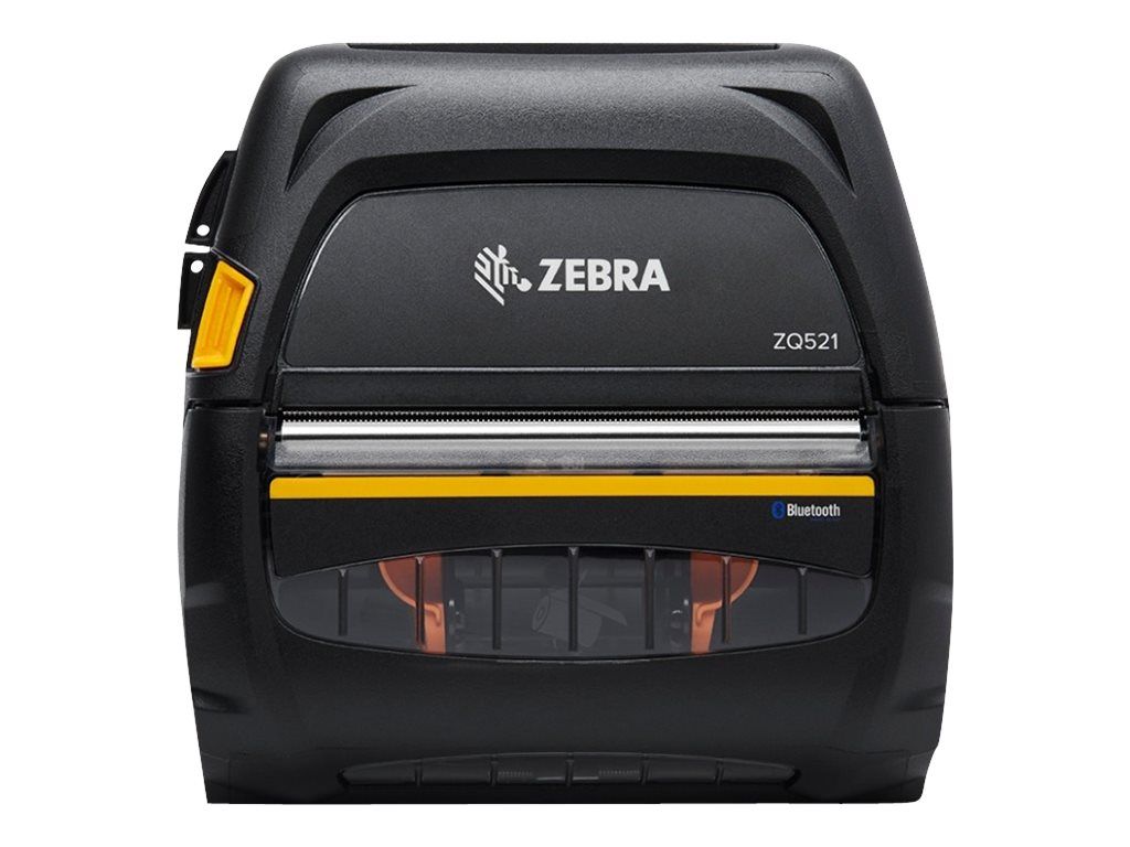 DT Printer ZQ521, media width 4.45 /113mm English/Latin fonts, Dual 802.11ac/Bluetooth 4.1, stnd battery, EMEA certs