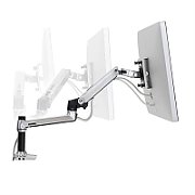 LX DESK MOUNT LCD ARM POLISHED/32IN BLACK/WHITE VESA MIS-D