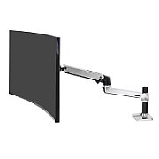LX DESK MOUNT LCD ARM POLISHED/32IN BLACK/WHITE VESA MIS-D
