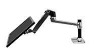 LX DESK MOUNT LCD ARM POLISHED/32IN BLACK/WHITE VESA MIS-D