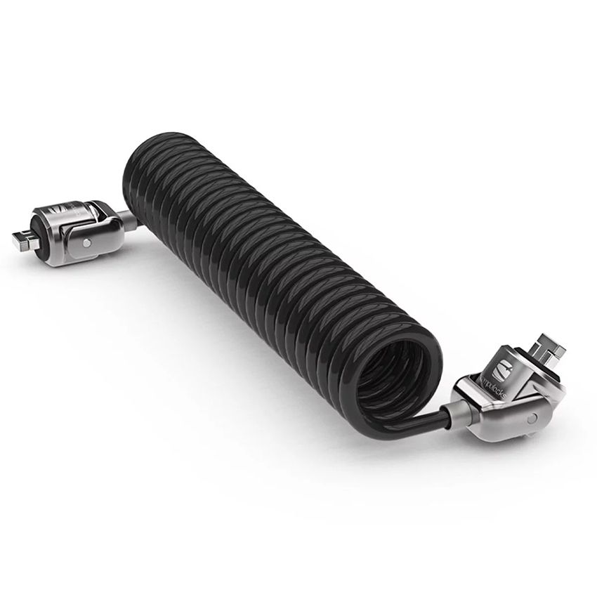 KEYED DOUBLE HEAD CABLE LOCK/.