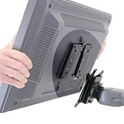 MONITOR QUICK RELEASE BRACKET/CHARCOAL