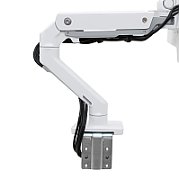 HX DESK DUAL MONITOR ARM WHITE/32IN 2.3-7.9KG TILT75 MIS-D 10Y