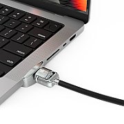 MACBOOK PRO 14-INCH LEDGE LOCK/ADAPTER WITH KEY LOCK SILVER