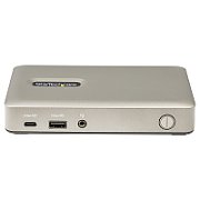 USB C DOCK DP 4K30HZ OR VGA/OR VGA/65W PD/4-PORT USB HUB/GBE