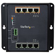 Switch StarTech IES81GPOEW, 8 porturi 10 / 100 / 1000 MBs