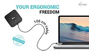 I-TEC USB-C HDMI+2X DP DOCK PD/I-TEC HDMI DUAL DP PD 100 W