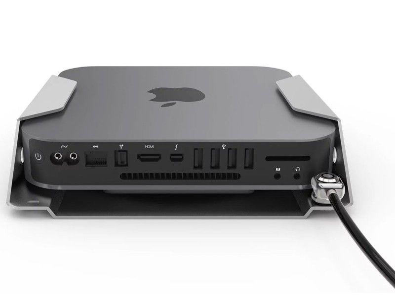 MAC MINI SECURITY MOUNT WITH/KEYED CABLE LOCK