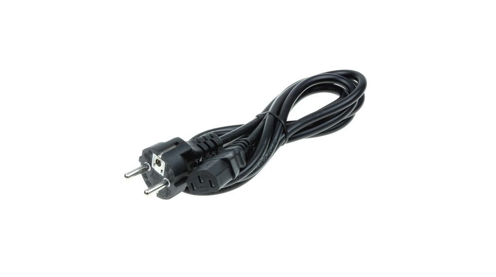 Power Cord EU 3P 10A 250V 183cm 180Â°