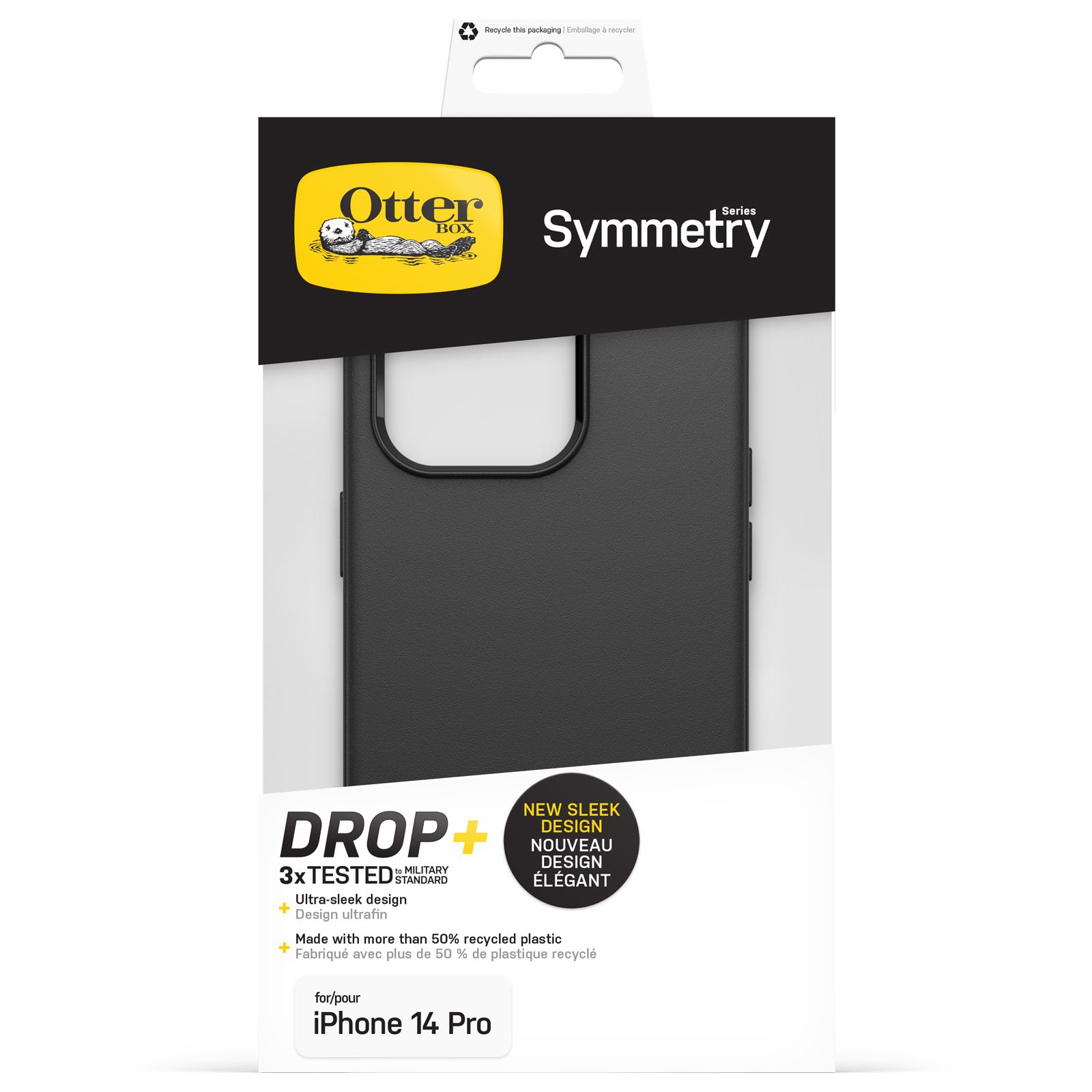 OTTERBOX SYMMETRY APPLE IPHONE/14 PRO - BLACK