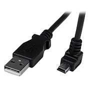 2M DOWN ANGLE MINI USB CABLE/.