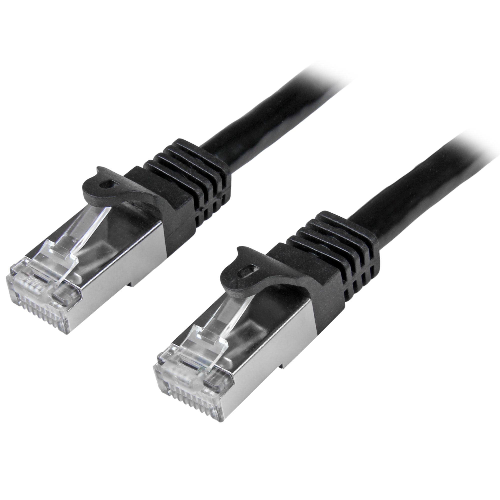 2M BLACK CAT6 SFTP CABLE/.