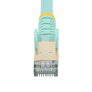 7.5 M CAT6A CABLE AQUA/SNAGLESS - SHIELDED COPPER WIRE