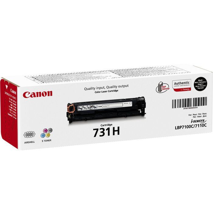 Cartus toner Canon 6273B002 ,Negru ,2400 pagini ,Original (CRG731H) 